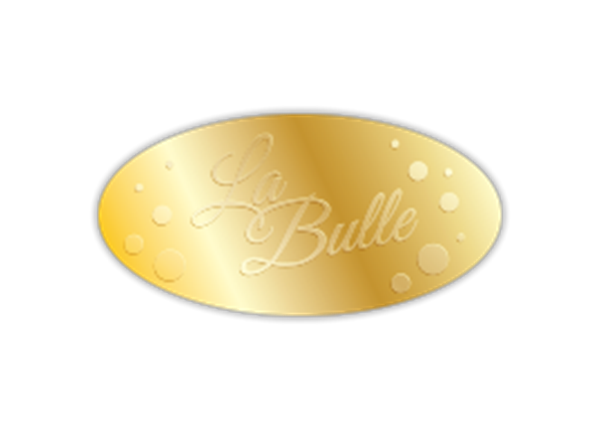 1 1/4" x 2 1/2" Oval Foil & Embossed Combination