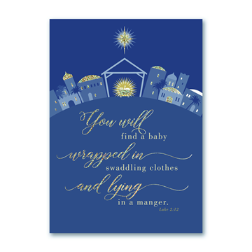 Blessed Manger - Printed Envelope