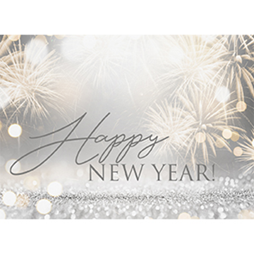 New Year Sparkle - Printed Envelope