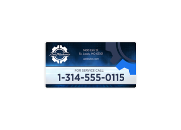 Rectangle Decals || Outdoor Custom Decals || 1 1/2" x3", Full Color