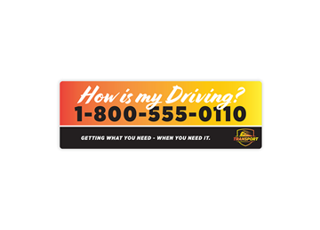 Rectangle Decals || Outdoor Custom Decals || 2" x 6", Full Color
