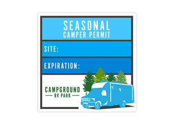 Square Decals || Outdoor Custom Decals || 4" x 4", Full Color