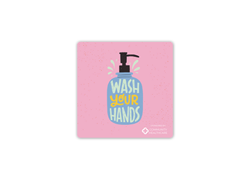 Square Repositionable Decals || Custom Decals || 3" x 3", Full Color