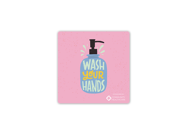 Square Repositionable Decals || Custom Decals || 3" x 3", Full Color