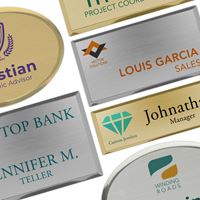 Full Color Metallic Badges